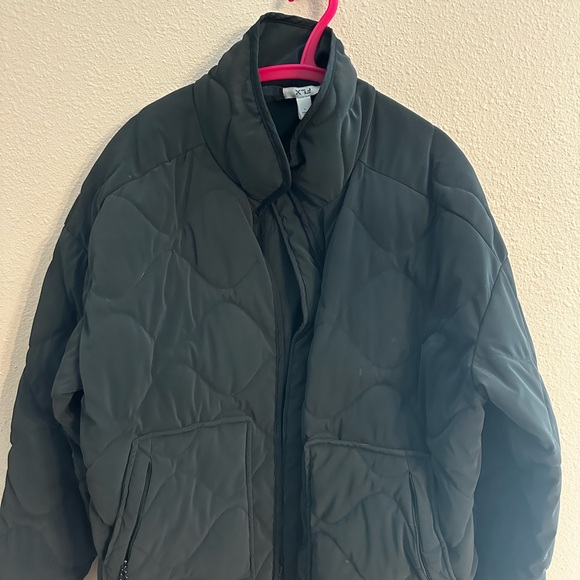 FLX puffer waterproof  jacket size large-EVERGREEN - Picture 2 of 7